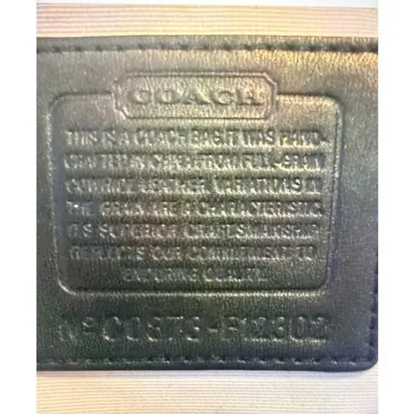 Vintage Coach Black Leather Soho Buckle Tote Y2K Era Silver Hardware - Picture 3 of 7